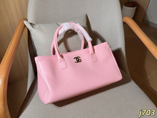 Pretty in Pink Structured Tote